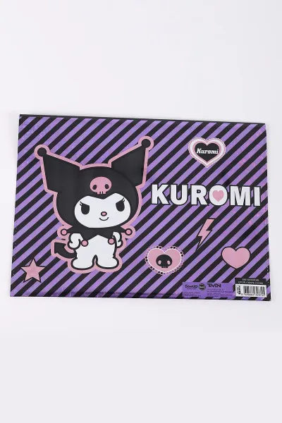 Kuromi A4 Çıtçıt Dosya Mor